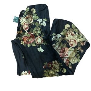 Floral Black Scarf Lauren Ralph Lauren
